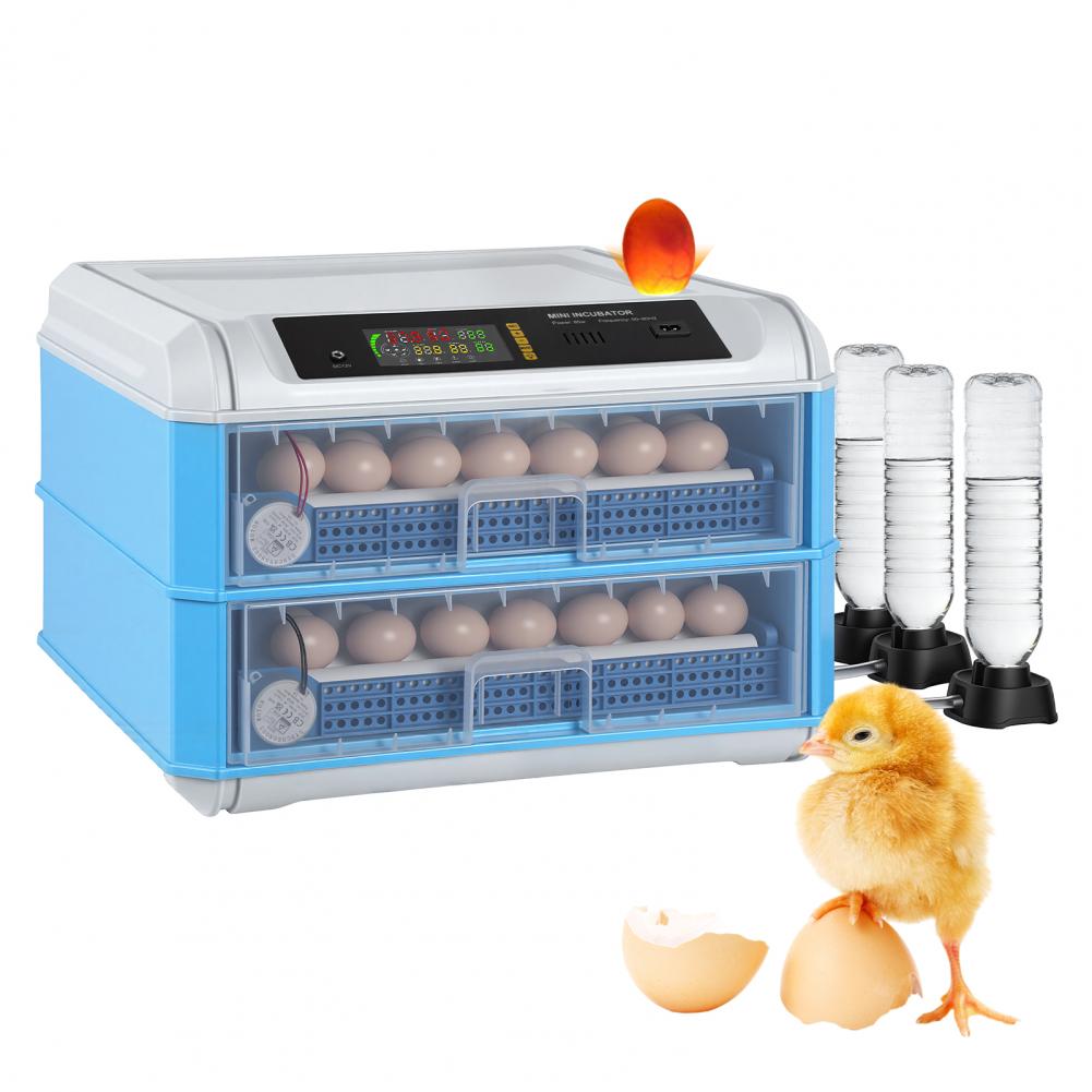 Quail Egg Incubator - Incubatrice per 120 Uova, Grande con