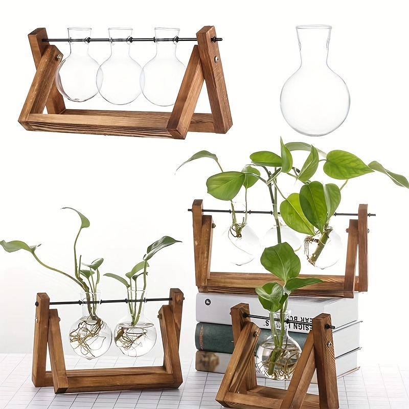 Plant Growth Regulator - Fioriera da tavolo in vetro Stazione