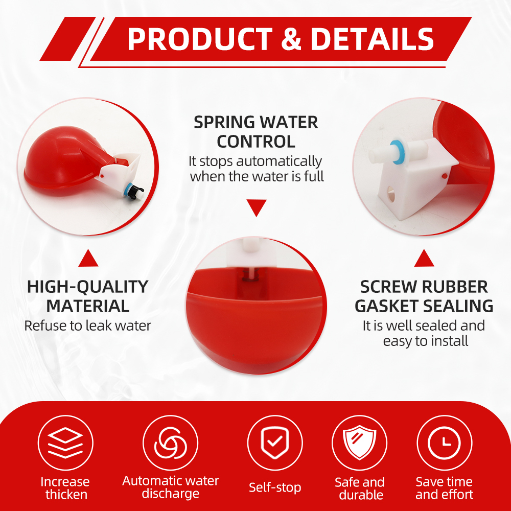 5-20 Pezzi Abbeveratoio Automa - Chicken Nipple Drinker recensione e prezzo
