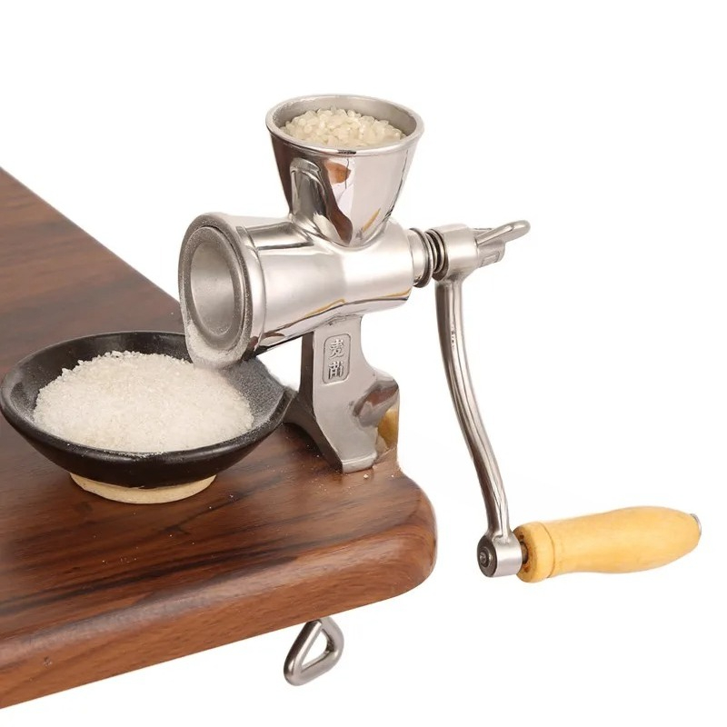 Macinino manuale in acciaio in - Grain Mill Grinder recensione e prezzo