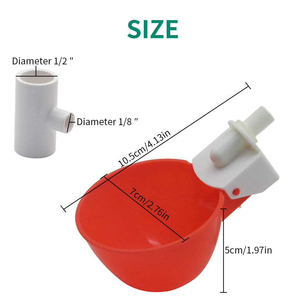5/10/20 pezzi di plastica per  - Chicken Nipple Drinker recensione e prezzo