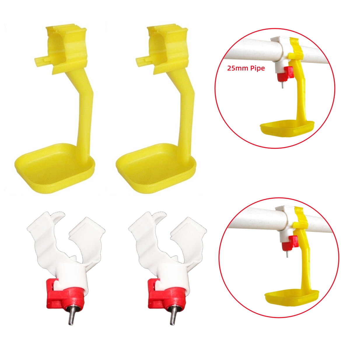 40 Pezzi Abbeveratoio Sospeso  - Chicken Nipple Drinker recensione e prezzo