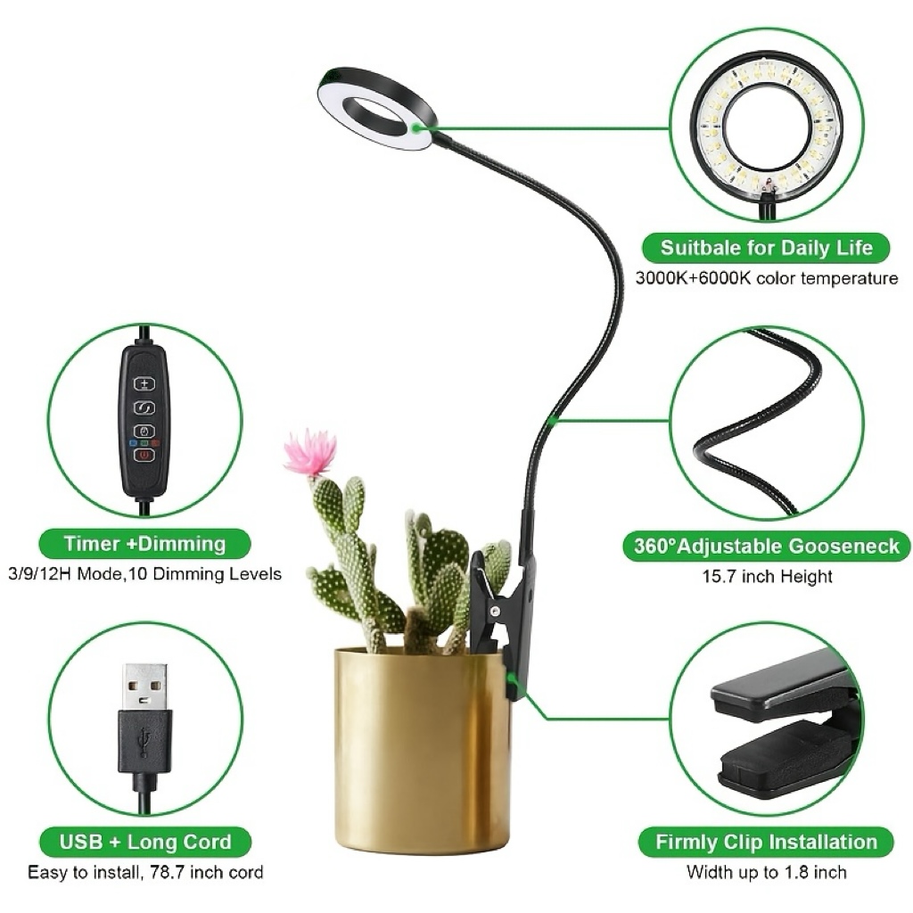 Lampada LED 2-in-1 per Coltiva - Plant Growth Regulator recensione e prezzo