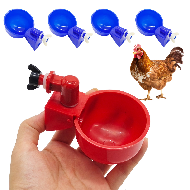 2 pezzi di pollo, ciotola, acq - Chicken Nipple Drinker recensione e prezzo