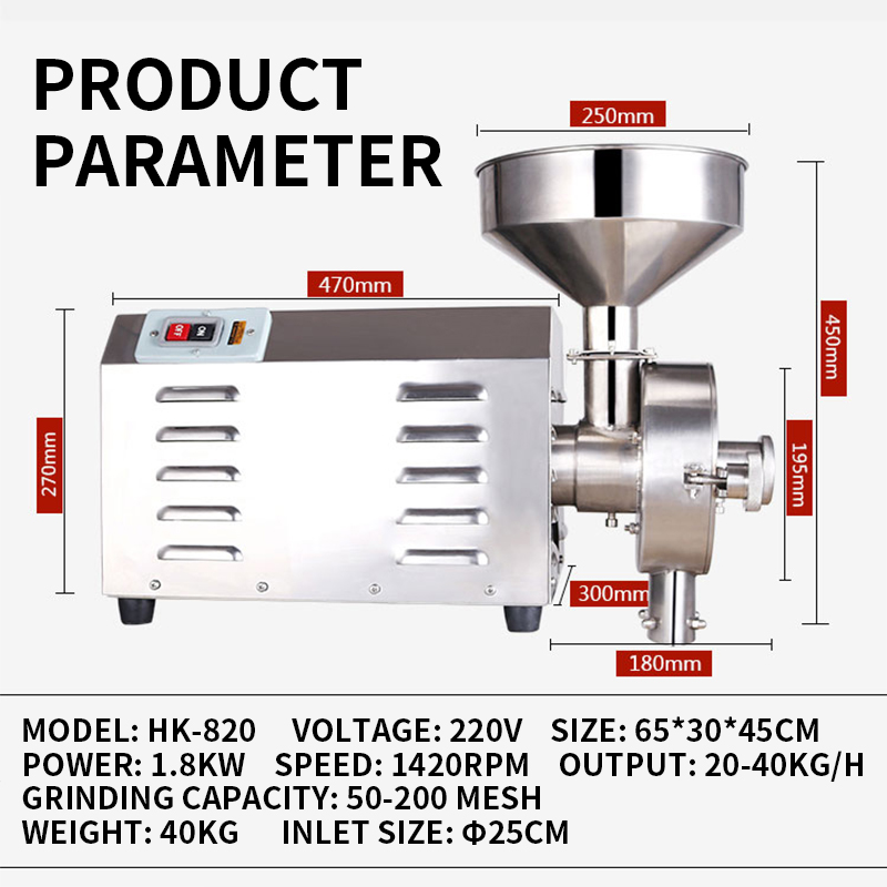Smerigliatrice per cereali da  - Grain Mill Grinder recensione e prezzo