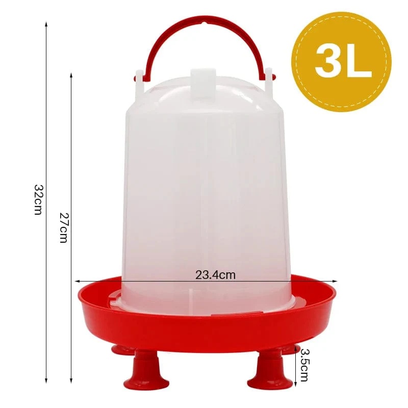 1 Pezzo Secchio da 1,5 Kg/3 L  - Chicken Nipple Drinker recensione e prezzo